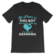 Personalized There's This Boy Who Stole My Heart Unisex Tee