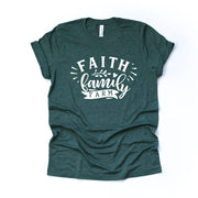 Christian Farm Life, Super Cute Faith, Family, Farm Design on premium Bella + Canvas unisex shirt, 3 color choices, plus sizes available
