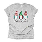 Christmas Tee, Christmas Gnomes, Christmas Squad Gnomes Design on premium Bella + Canvas unisex shirt, 3 color choices, plus size