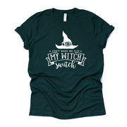 Happy Halloween, Don't Make Me Flip By Witch Switch Design on premium Bella + Canvas unisex shirt, 3 color choices, plus size
