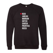 Custom Criminal Minds Character Shirt, Your Favorite Criminal Minds Star Design on premium Bella + Canvas sweatshirt