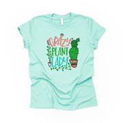 Fun Cactus Shirt, Crazy Plant Lady Cute Cactus Design on premium unisex shirt, 2 color choices, 2X, 3X, 4X, plus sizes
