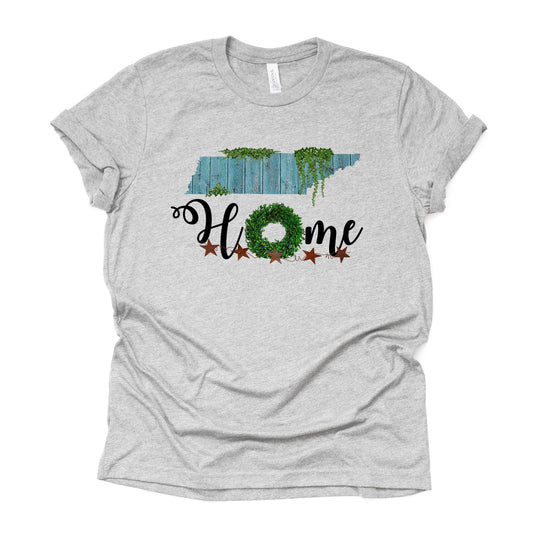 Tennessee Shirt, Cute TN Home shirt, Wooded Tennessee Vines Design, premium unisex shirt, 2 color choices, 2X, 3X, 4X, plus sizes available