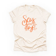 Beach Life, Seas The Day, Funny Cruise Tee, Beach Shirt Design on premium Bella + Canvas unisex shirt, 2 color choices, plus sizes available