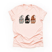 Gnome Shirt, Cat Gnomes, Cute Gnomes Dressed Cats, Cat Mom Design, premium Bella + Canvas unisex shirt, 2 color choices, 3X, 4X, plus sizes