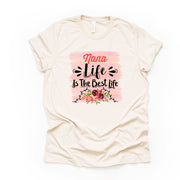 PERSONALIZED Grandma Tee, Grandma Life Is The Best Life CUSTOMIZED, Put YOUR Grandma Name Design on premium unisex shirt, plus sizes