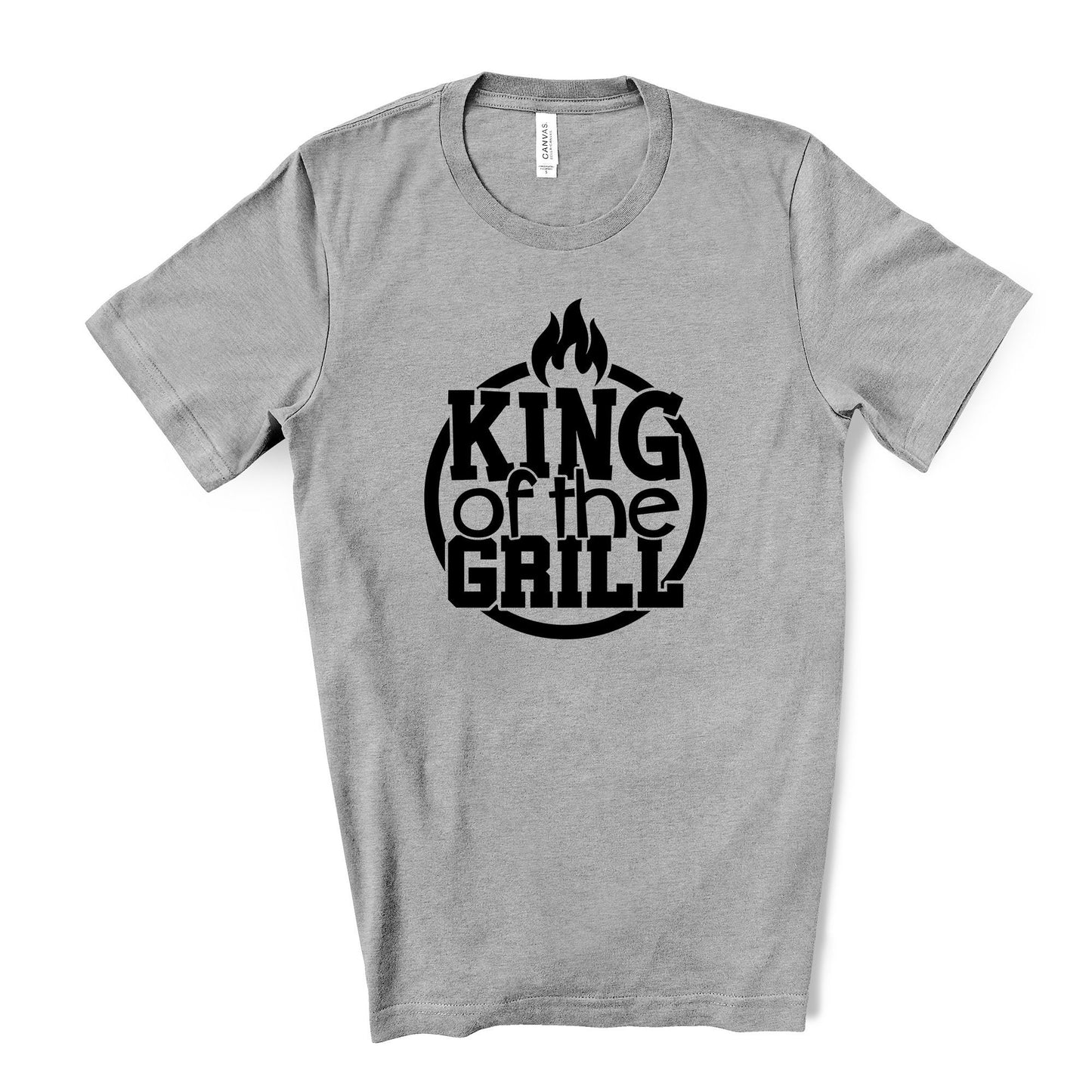 Grilling Dad, King of the Grill, Dad of the Grill design, premium unisex shirt, 3 color choices, 3x dad, 4x dad, father's day gift