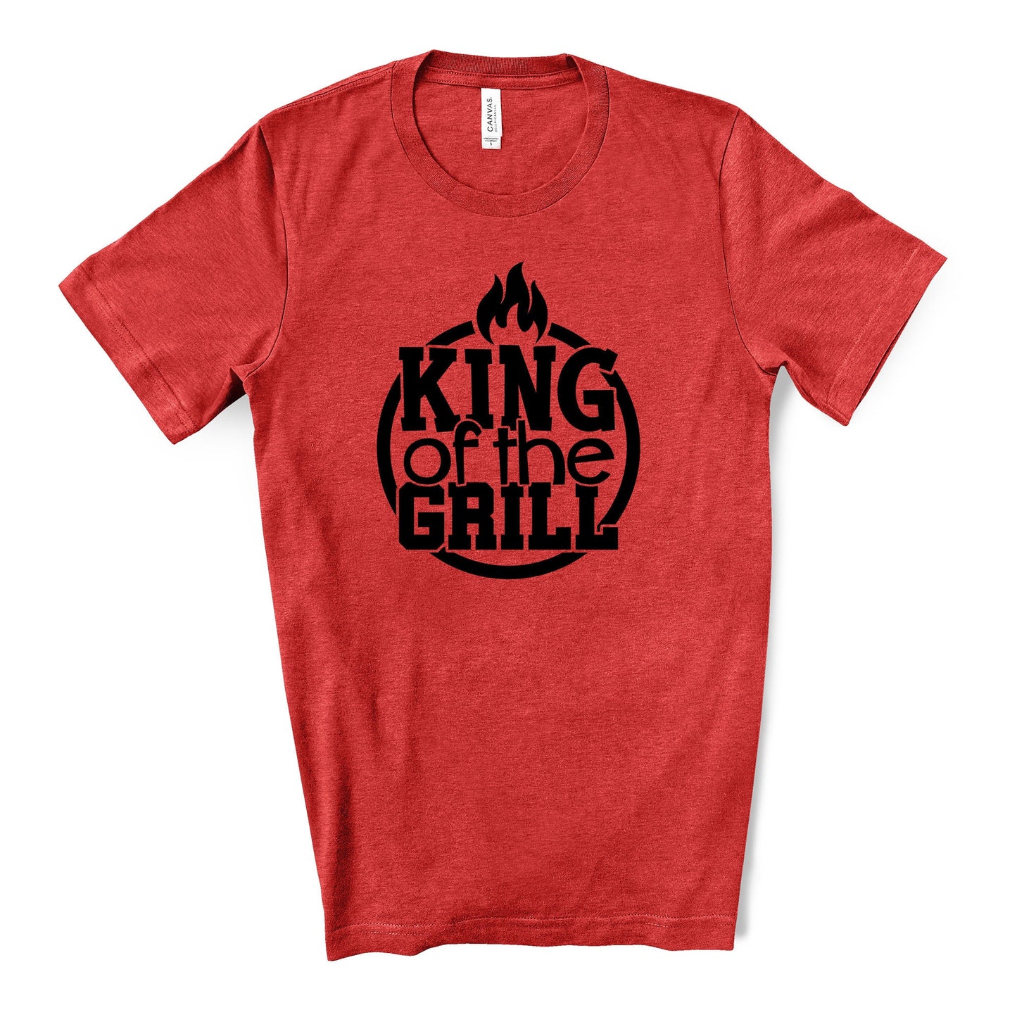 Grilling Dad, King of the Grill, Dad of the Grill design, premium unisex shirt, 3 color choices, 3x dad, 4x dad, father's day gift