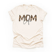 Mother's Day Gift, Mom Life in Leopard, Gift for Mom, Mom Design on premium unisex shirt, 3 color choices, 2X, 3X, 4X, plus sizes available