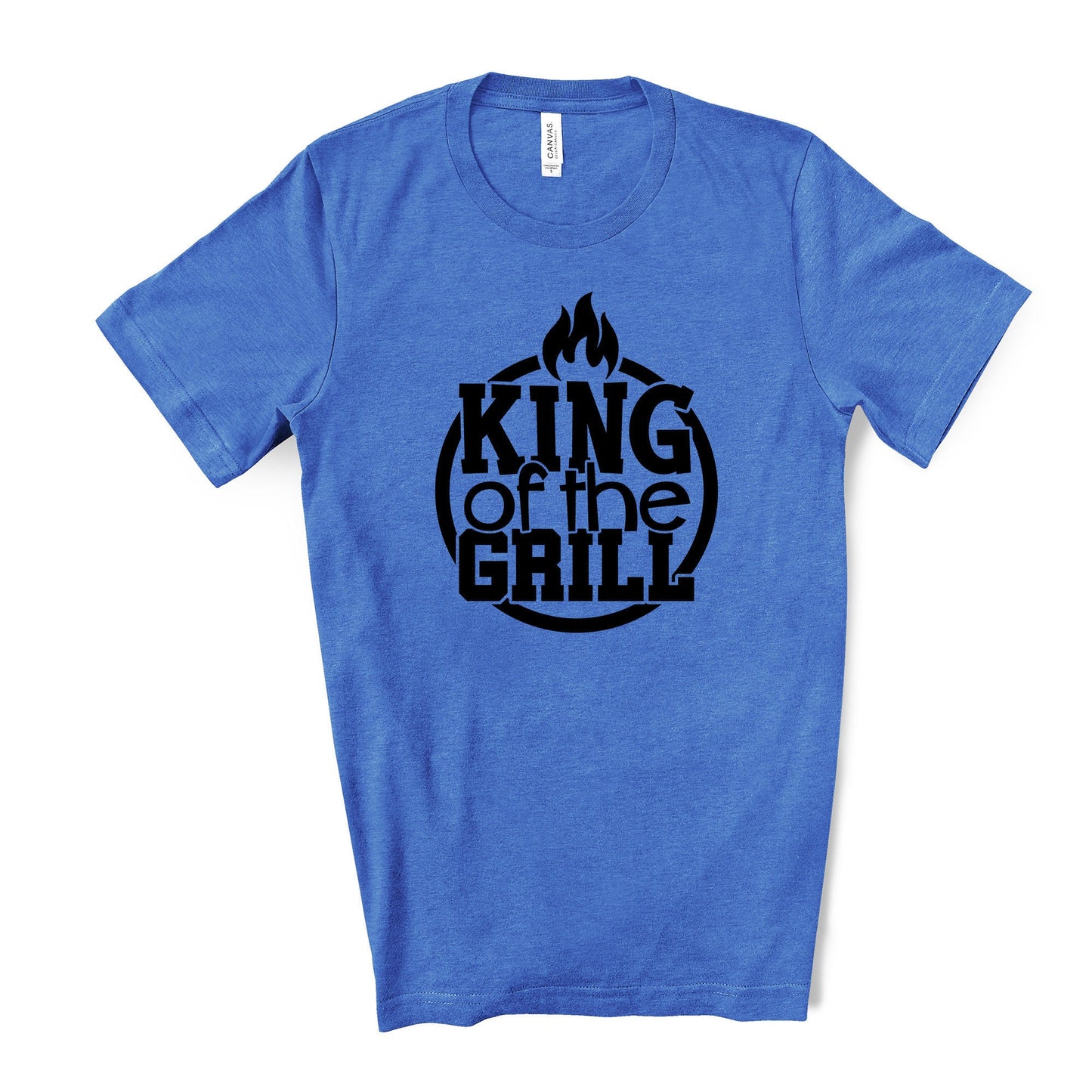 Grilling Dad, King of the Grill, Dad of the Grill design, premium unisex shirt, 3 color choices, 3x dad, 4x dad, father's day gift
