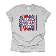 Southern Girl Patriotic Tee, American Heart, Southern Soul Design on premium unisex shirt, 3 color choices, 3x, 4x, plus sizes available
