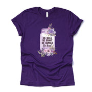 Christian Tee, Be Bold, Be Brave, Be Simple, Be Kind on Mason Jar design on premium unisex shirt, 2 color choices, 2X, 3X, 4X, plus size