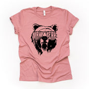 Mom Shirt, Mama Bear with Glasses Tee, Mama Bear Design on premium unisex shirt, 3 color choices, 2X mama, 3X mama, 4X mama, plus sizes