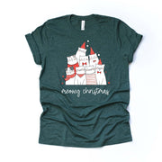 Christmas Tee,  Meowy Christmas, Christmas Cats Choir, Choir of Cats Design on premium cotton unisex shirt, plus sizes, 2x, 3x, 4x