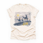 Christian Christmas, For We Walk By Faith Not By Sight, Wisemen Seeking Jesus, premium Bella + Canvas unisex shirt, plus sizes, 3x, 4x, plus