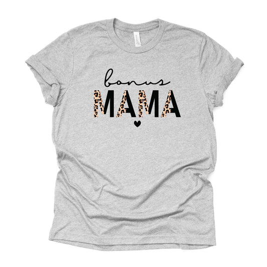 Bonus Mama Shirt, Super Cute Bonus Mama, Step Mom Tee, Gift for Step Mom Design on premium unisex shirt, 3 color choices, 3x, 4x, plus sizes