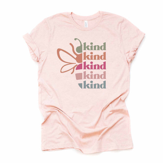 Be Kind, Pretty Pastel Bee Kind, Be Kind Movement, Just Be Kind Design on premium unisex shirt, 3 color choices, 3x, 4x christian