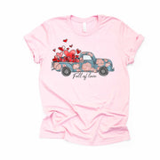 Cute Valentine Truck, Valentine Truck Full of Love and Hearts Design, premium unisex shirt, 4 color choices, 3x valentine, 4x valentine tee