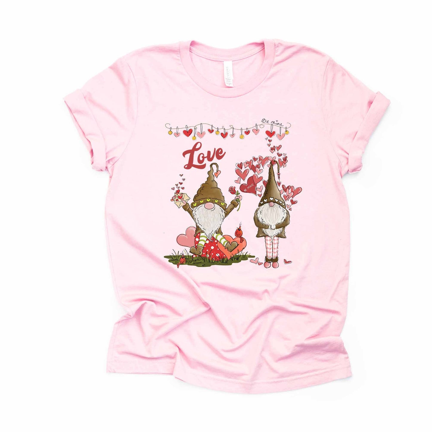 Valentine's Day, Valentine Day Gnomes Celebrating Love design, premium unisex shirt, 3 color choices, 3x valentine, 4x valentine