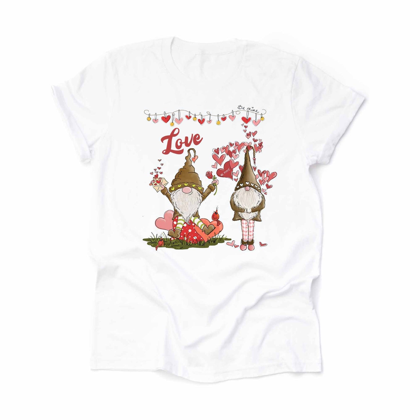 Valentine's Day, Valentine Day Gnomes Celebrating Love design, premium unisex shirt, 3 color choices, 3x valentine, 4x valentine