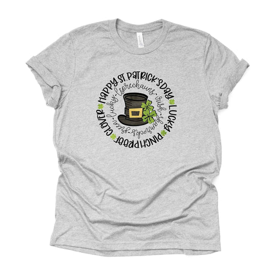 St Patrick's Day Tee, Leprechaun Hat St. Patrick's Day Design, premium unisex tee, 3 color choices, 2X, 3X, 4X, plus sizes available