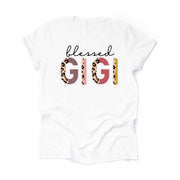 Blessed Gigi, Gift for Gigi, Cute Leopard Print Letters Gigi Tee, Gigi Design on premium Bella + Canvas unisex shirt, 2X, 3X, 4X, plus sizes