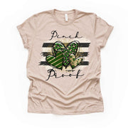 St Patrick's Day, Super Fun PINCH PROOF with Shamrocks Design, premium unisex tee, 3 color choices, 3x st patrick, 4x st patrick, plus