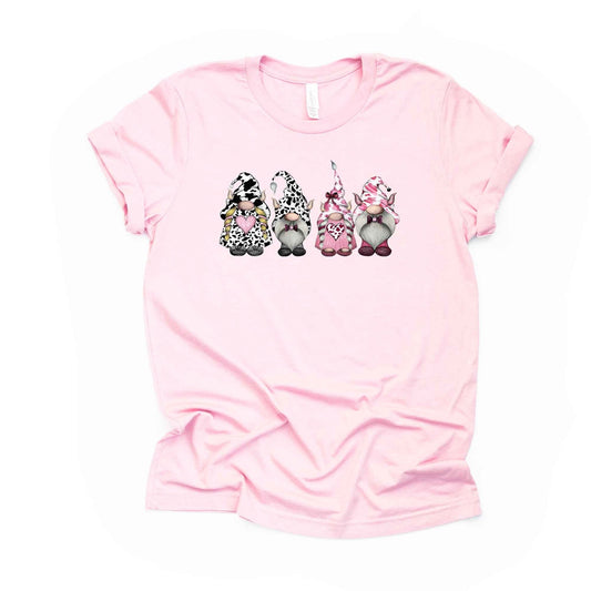Gnome Shirt, Cow Gnomes, Cute Gnomes Dressed Cows, Fun Cow Design, premium Bella + Canvas unisex shirt, 2 color choices, 3X, 4X, plus sizes