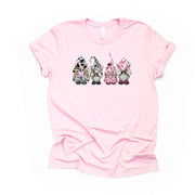 Gnome Shirt, Cow Gnomes, Cute Gnomes Dressed Cows, Fun Cow Design, premium Bella + Canvas unisex shirt, 2 color choices, 3X, 4X, plus sizes