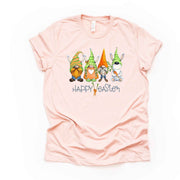 Easter Tee, Super Cute Easter Gnomes and Carrots Design on premium unisex shirt, 2 color choices, 2X, 3X, 4X, plus sizes available