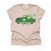St Patrick's Day Tee, Loads of Luck St. Patrick's Day Truck Design, premium unisex tee, 3 color choices, 3x st patrick, 4x st patrick