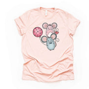 Valentine's Day, Cute Mouse Couple in Love, Valentine Mice Design, premium unisex shirt, 3 color choices, 3X, 4X, plus sizes available