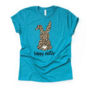 Super Cute Leopard Easter Bunny, Happy Easter Leopard Rabbit Design, premium unisex shirt, 4 color choices, 3x Easter, 4x Easter