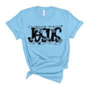Christian Tee, Give Me Jesus Christian design on premium unisex shirt, 3 color choices, 3x Christian, 4x Christian, Plus Size Christian