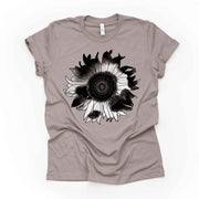 Sunflower Shirt, Super Cute Cow Sunflower, Cowhide SunflowerDesign on premium unisex shirt, 3 color choices, 3x sunflower, 4x sunflower