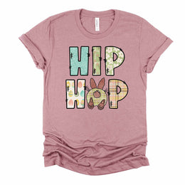 Easter Tee, Funny Easter Bunny Hip Hop, Rabbit Hip Hop Design on premium unisex shirt, 4 color choices, 3x Easter, 4x Easter, plus sizes