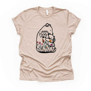 Mom Shirt, Cute Mama Bear and Baby with Wildflowers, Mama Bear Design on premium unisex shirt, 3 color choices, 3x mama, 4x mama, plus sizes