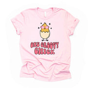 Easter Tee, One Groovy Chick, Baby Chick Shirt, Funny Eastser Design, premium unisex shirt, 3 color choices, 3x easter, 4x easter