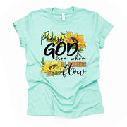 Christian Tee, Praise God from Whom all Blessings Flow, Praise God design, premium unisex shirt, 3 color choices, 3x christian, 4x christian