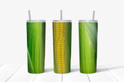 20 oz Skinny Tumbler, Super Fun Corn Tumbler, Ear of Corn Tumbler, Funny Food Gift, Corn Skinny Tumbler, 20 oz Stainless Steel Tumbler