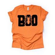 Happy Halloween, Halloween Spider Boo Design on premium Bella + Canvas unisex shirt, 3 color choices, plus size