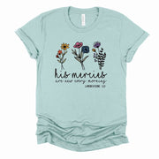 Christian Tee, His Mercies Are New Every Morning, Lamentations 323 design, premium unisex shirt, 3 color choices, 3x Christian, 4x Christian