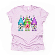 Cute Gnomes with Hummingbirds, Hummingbirds Design, premium unisex shirt, 3 color choices, 3x gnomes, 4x gnomes, plus sizes available