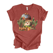 Fall Tee, Super Fun Scarecrow in Corn Field, Cute Scarecrow with Pumpkins design, premium unisex shirt, 3 color choices, 3x Fall, 4x Fall