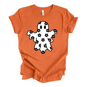 Halloween Tee, Adorable Ghost with Daisies, Cute Ghost design, premium unisex shirt, 3 color choices, 3x Halloween, 4x Halloween, Plus Sizes