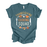 Thanksgiving Group Tees, Thanksgiving Cooking Squad, Group Tee for Thanksgiving premium unisex shirt, 3 color choices, 3x Thanks, 4x Thanks