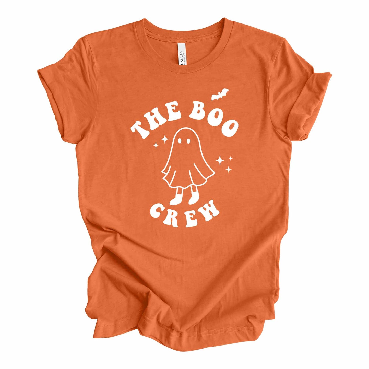Halloween Group Tees, The Boo Crew, Halloween Crew, Ghost Group Costume premium unisex shirt, 3 color choices, 3x Halloween, 4x Halloween