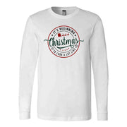 Christmas Long Sleeve, It's Beginning To Look A Lot Like Christmas Design, premium unisex long sleeve tee, 3x plus size long sleeve