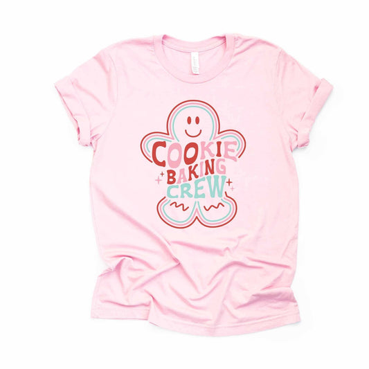 Christmas Baking Tee, Cooking Baking Crew, Youth Baking Crew, Christmas cookies, premium unisex shirt, 3 color choices, plus sizes available