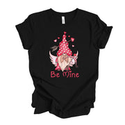 Valentine's Day Tee, Cute Valentine Gnome, Cupid Gnome, Love Gnome Design, premium unisex shirt, 3 color choices, 3x valentine, 4x valentine
